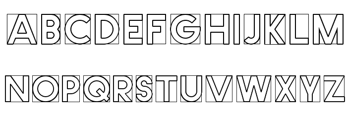 Cut Me Out Font LOWERCASE