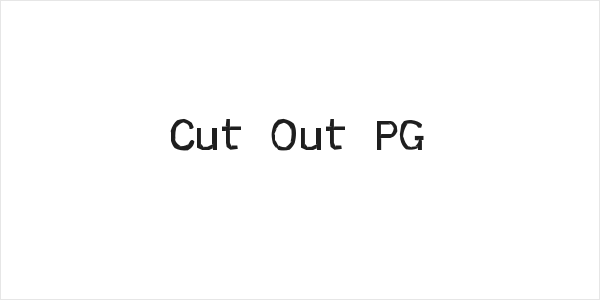 Cut Out PG Logo