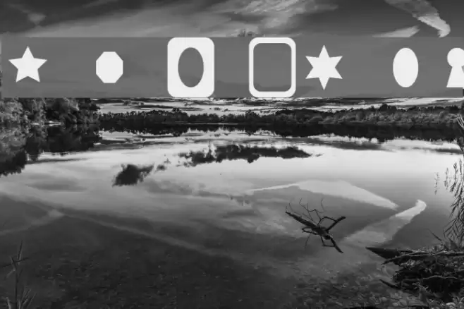 Cut Outs for 3D FX Шрифта examples