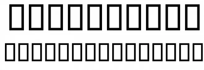 Cut  SemiBold Font OTHER CHARS