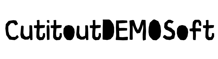 Cut it out DEMO Soft Fonte