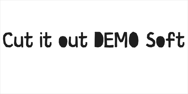 Cut it out DEMO Soft Logo