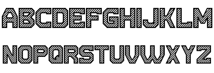 Cut the paper Regular Font LOWERCASE