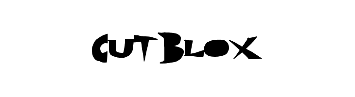 CutBlox  Frei Schriftart Herunterladen