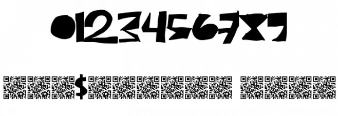 CutBlox Font OTHER CHARS