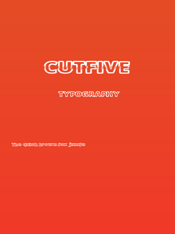 CutFive Poster