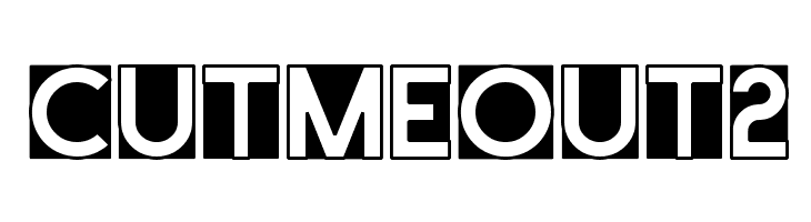 CutMeOut2  フリーフォントのダウンロード