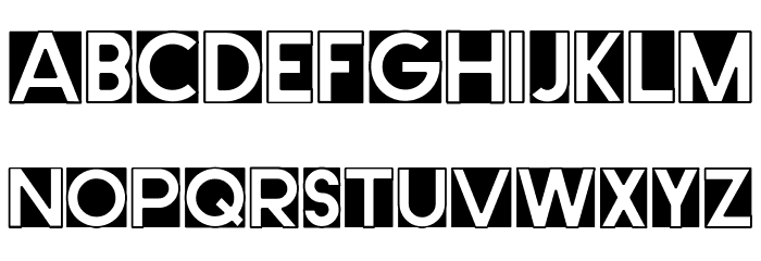 CutMeOut2 Font LOWERCASE