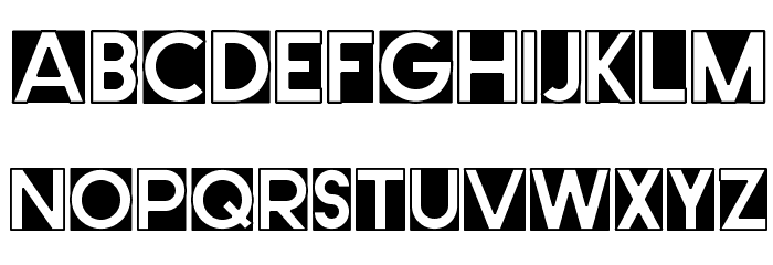 CutMeOut2 Font LOWERCASE
