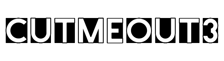 CutMeOut3  font caratteri gratis