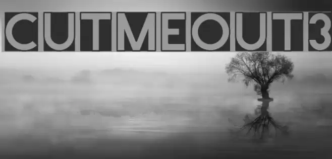 CutMeOut3 Font examples