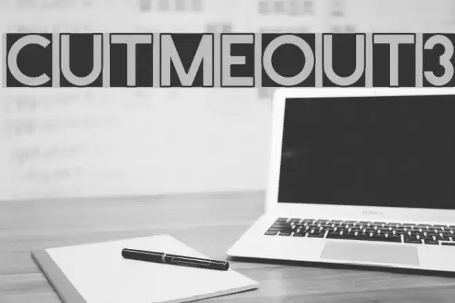 CutMeOut3 Font examples