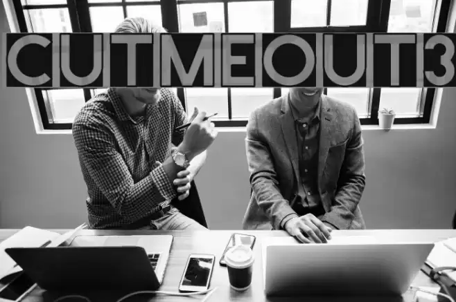 CutMeOut3 Font examples