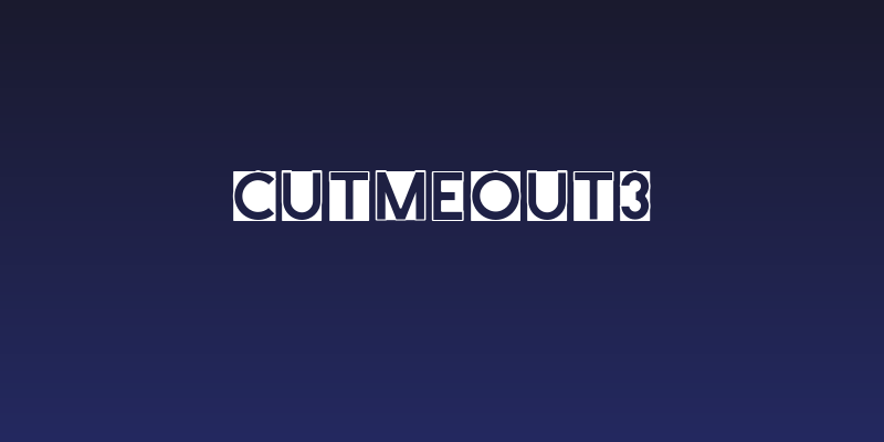 CutMeOut3 Social Header