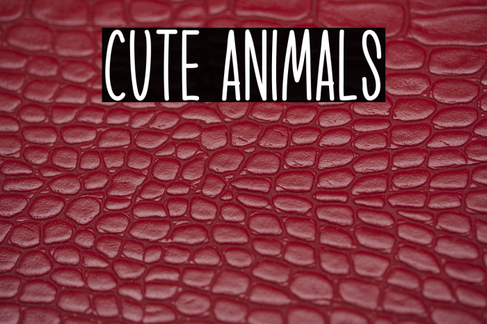 Cute Animals Example 2