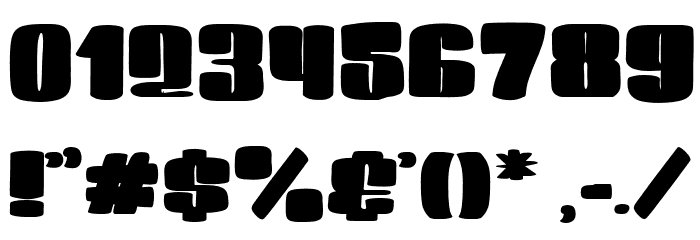 Cute Block Regular Polices AUTRES CHARS