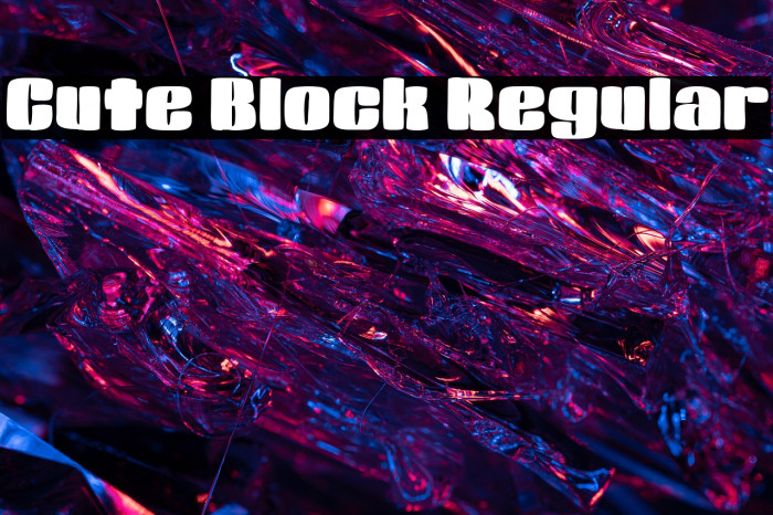 Cute Block Regular Example 2