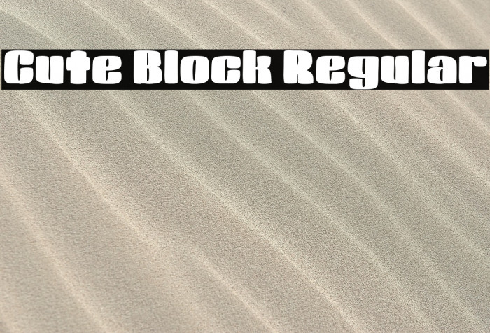 Cute Block Regular Example 3