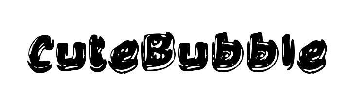 Cute Bubble  Free Fonts Download