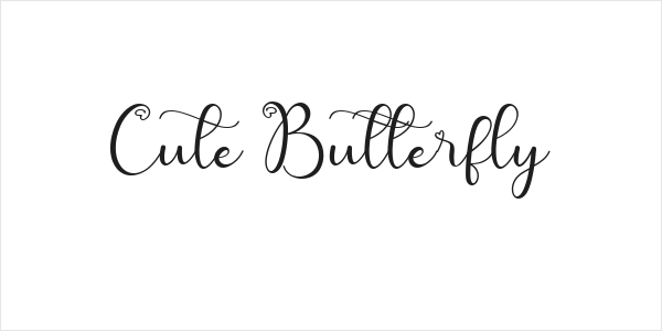 Cute Butterfly Logo