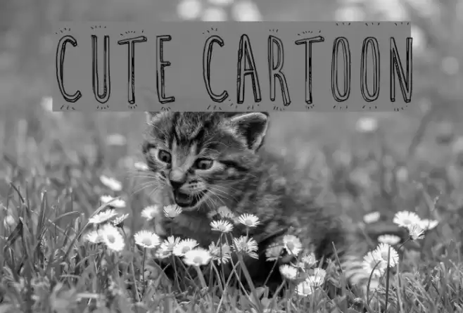 Cute Cartoon フォント examples