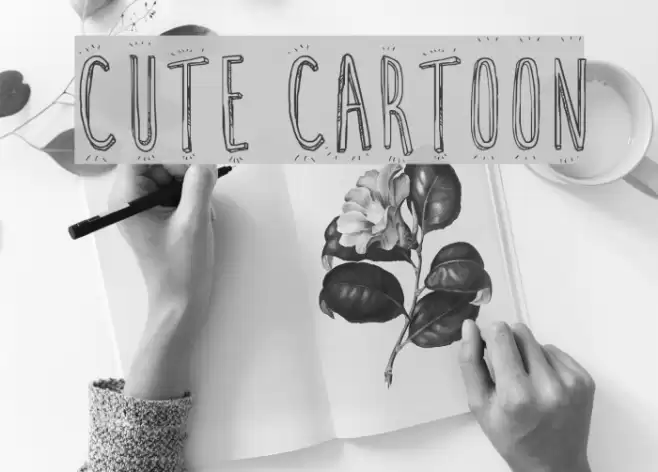 Cute Cartoon フォント examples