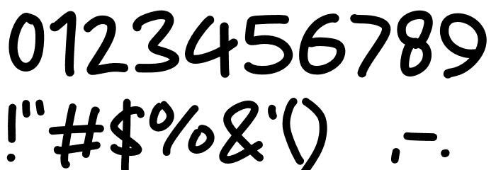 Cute Cat Font OTHER CHARS