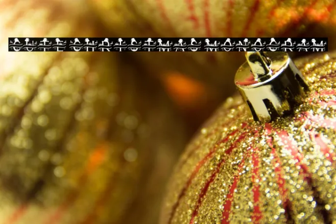 Cute Christmas Monogram Example 3