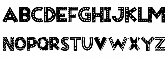 Cute Crafts Demo Decorative Шрифта ВЕРХНИЙ