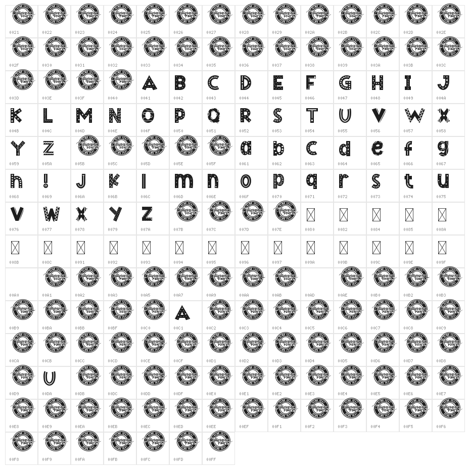 Cute Crafts Demo Decorative Character Map