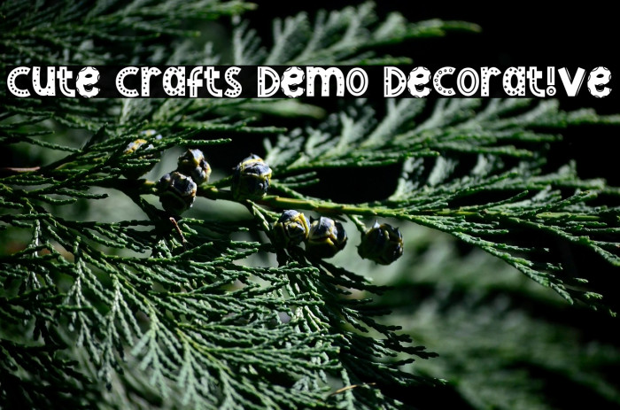 Cute Crafts Demo Decorative Example 1