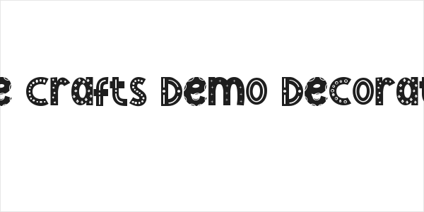 Cute Crafts Demo Decorative Logo