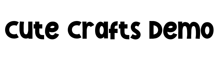 Cute Crafts Demo  免费字体下载