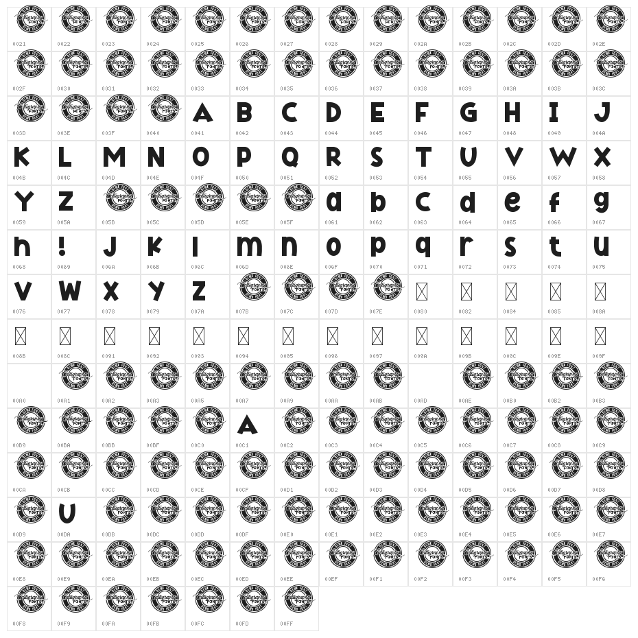 Cute Crafts Demo Character Map