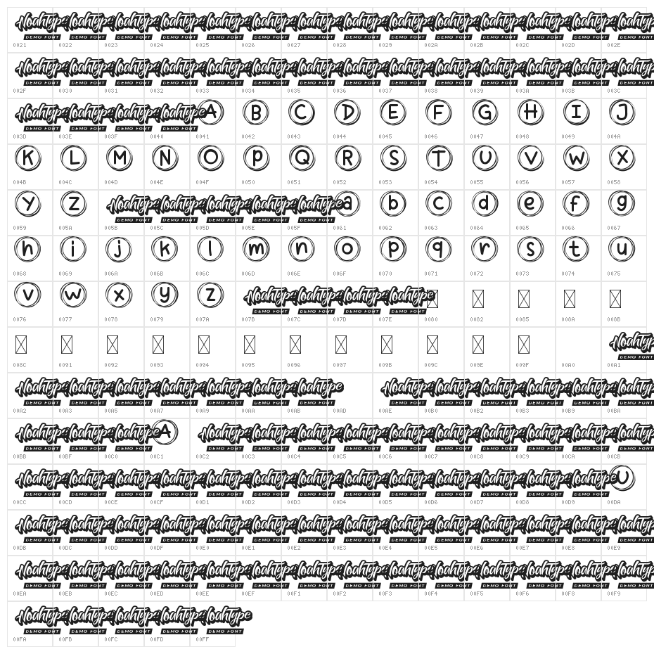 Cute Decor Demo Character Map