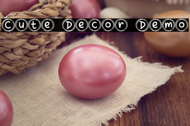 Cute Decor Demo Example 1