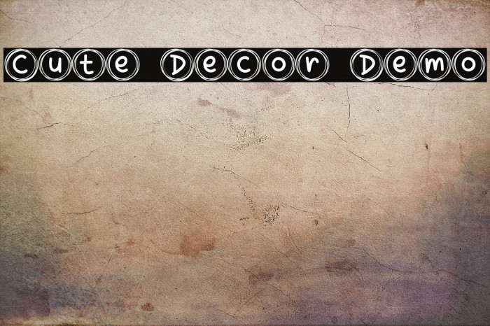 Cute Decor Demo Example 2