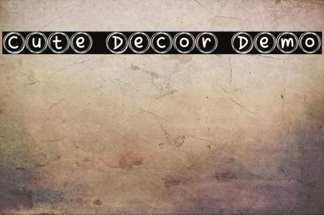 Cute Decor Demo Example 2