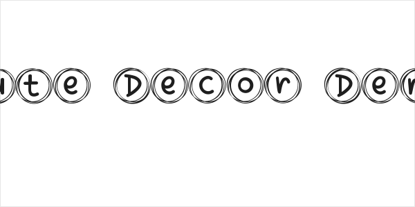 Cute Decor Demo Logo
