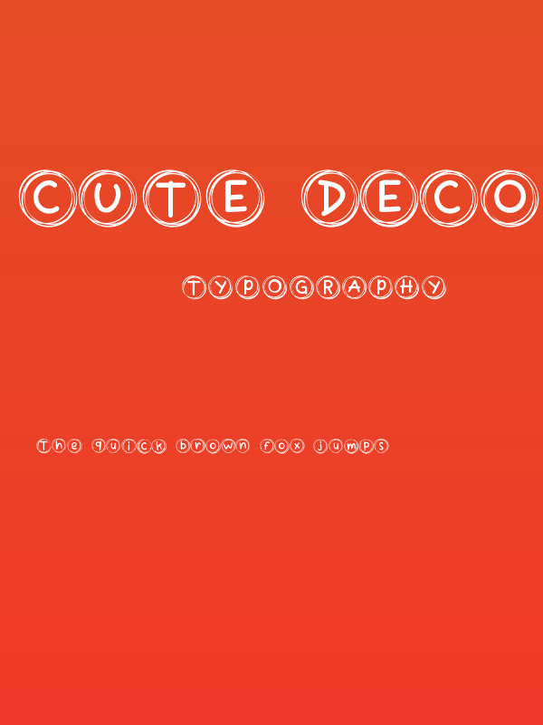 Cute Decor Demo Poster