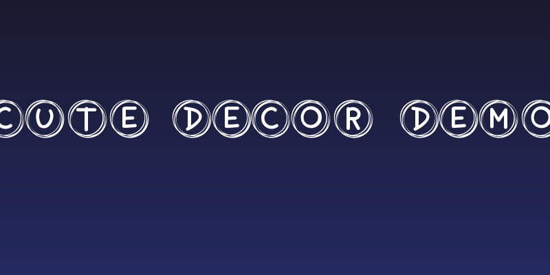 Cute Decor Demo Social Header
