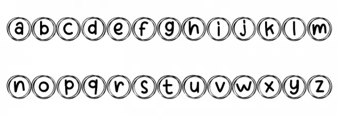 Cute Decor Demo फ़ॉन्ट लोअरकेस