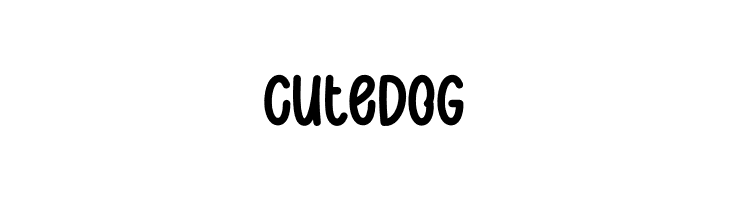Cute Dog  لخطوط تنزيل