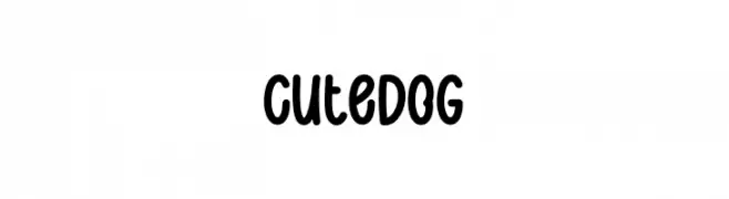 Cute Dog  नि: शुल्क फ़ॉन्ट्स डाउनलोड