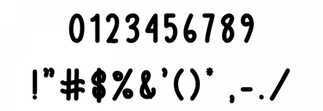 Cute Dog Font OTHER CHARS