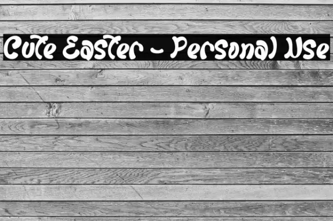 Cute Easter - Personal Use フォント examples