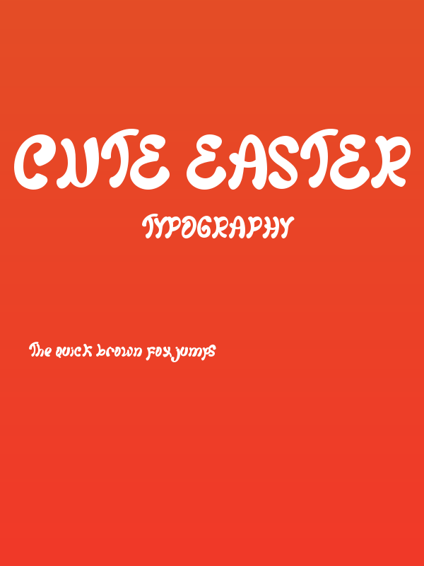 Cute Easter - Personal Use Poster