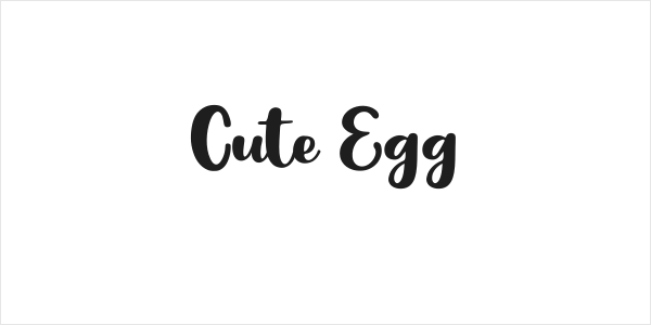 Cute Egg Logo