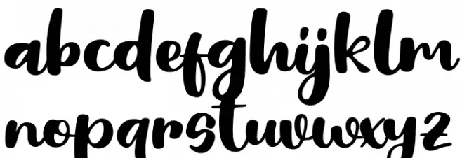 Cute Egg फ़ॉन्ट लोअरकेस