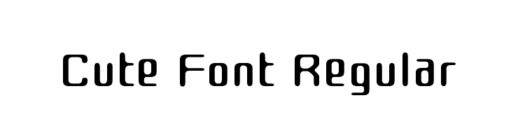 Cute Font Regular  Descarca Fonturi Gratis